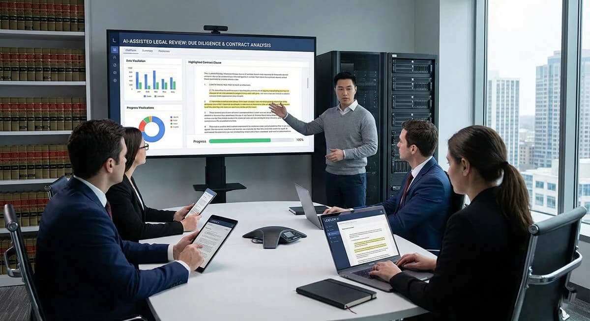 AI voor advocatenkantoren: due diligence & contractanalyse