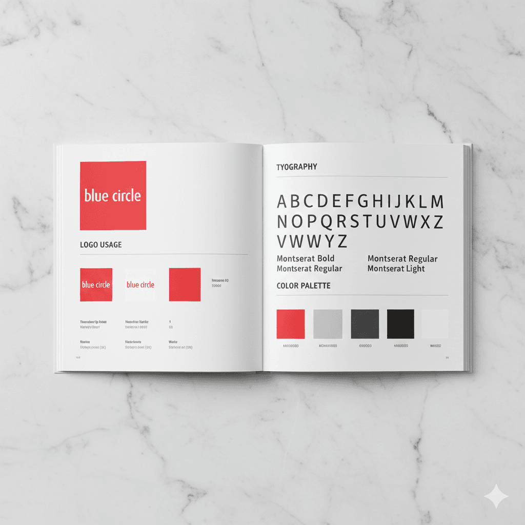 Blue Circle - Afbeelding 1